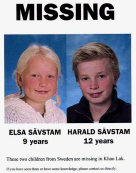 Two missing children